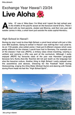 Bericht – Hawaii 2024 - 1