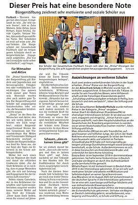 HK vom 10.07.2021 - Preis Bürgerstiftung