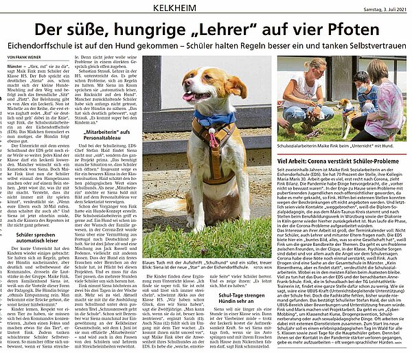HK vom 03.07.2021 - Schulhund
